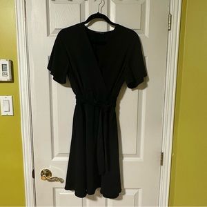 Erika Lang - Black Wrap Dress